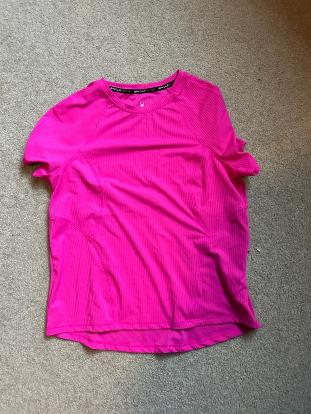 Women’s Hot Pink Short Sleeve Active Tee